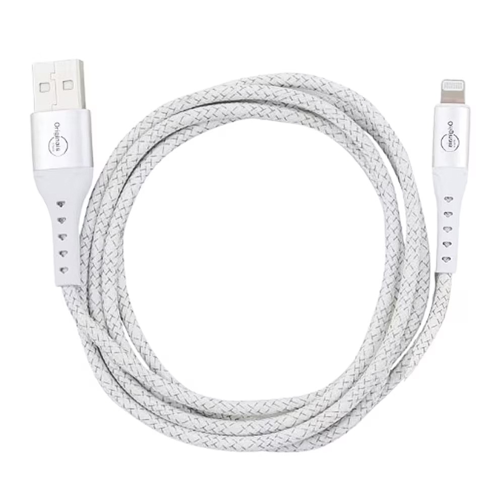 Cable Originales iPlace Lightning a USB-A Blanco 1.2 m