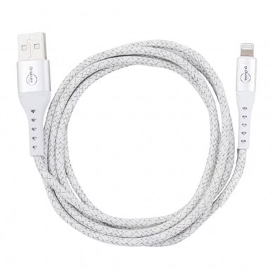 Cable Originales iPlace Lightning a USB-A Blanco 1.2 m
