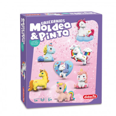 Juego Didacta Moldea y Pinta Unicornios