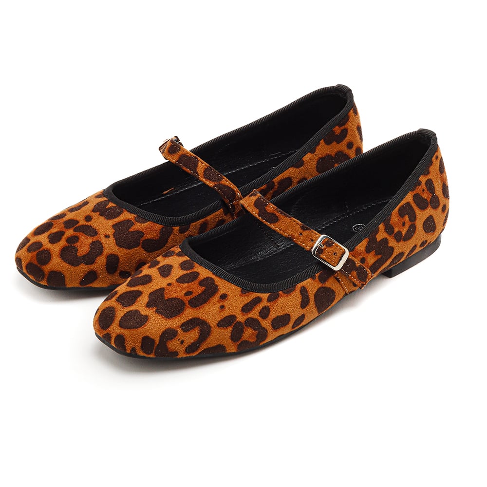 Ballerina Pimentón Gina Leopardo Talle 38