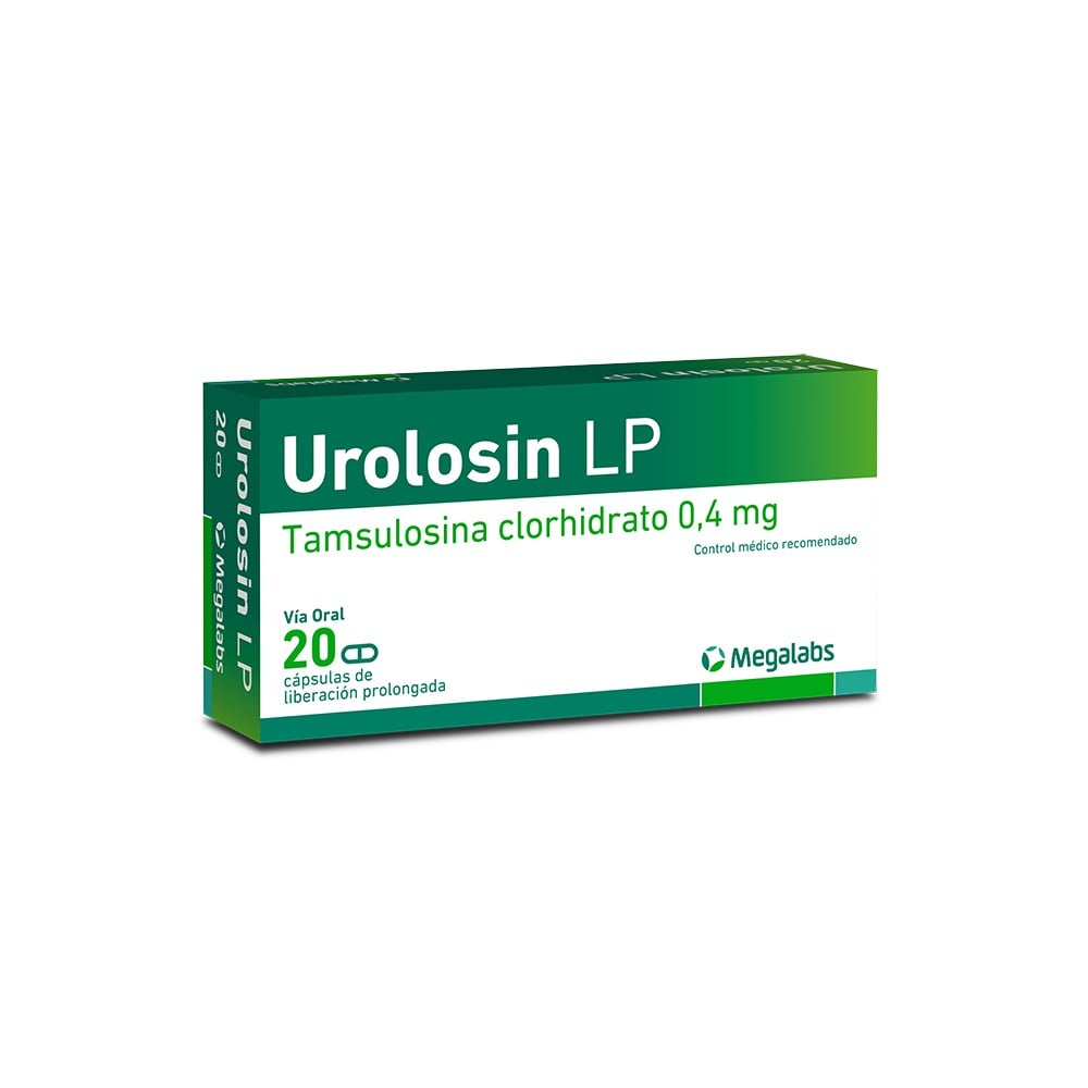 Urolosin 0.4 mg 20 Cápsulas Liberación Prolongada