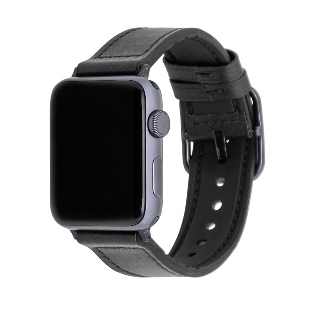 Correa de Cuero Originales iPlace para Apple Watch Negra