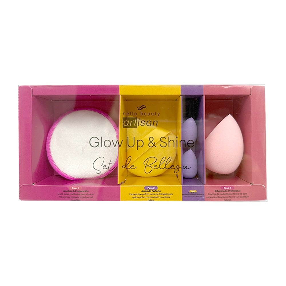 Set de Belleza Top Premium Discos y Esponjas 4 Unidades