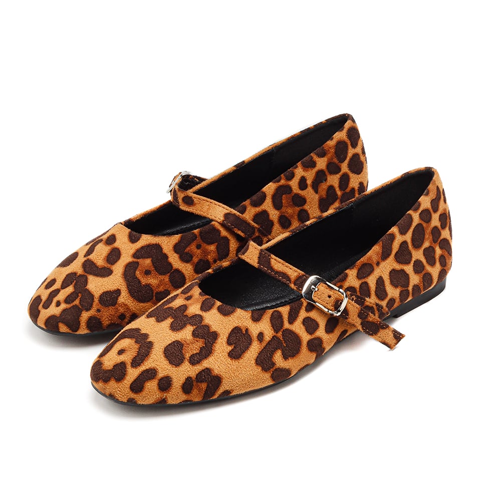 Ballerina Pimentón Millie Leopardo Talle 37