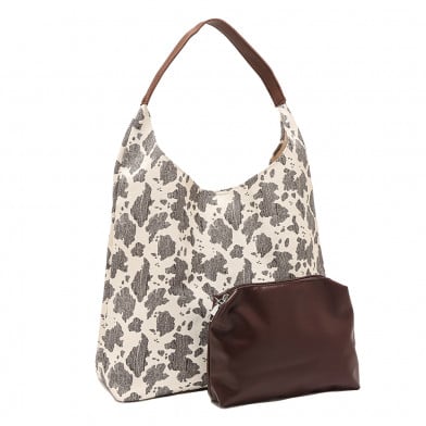 Bolso Avenue Pimentón Cow Print