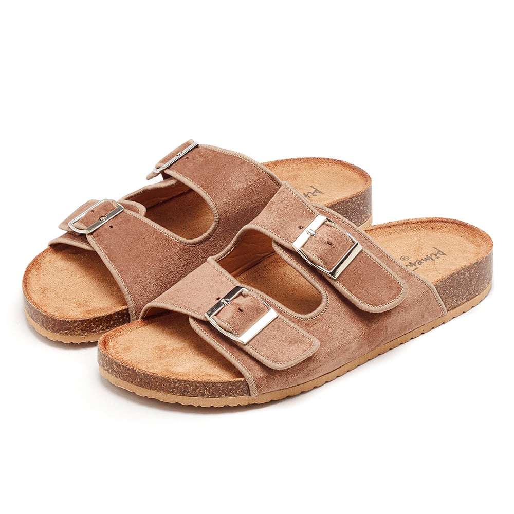 Sandalia Pimentón Pam Taupe Talle 39