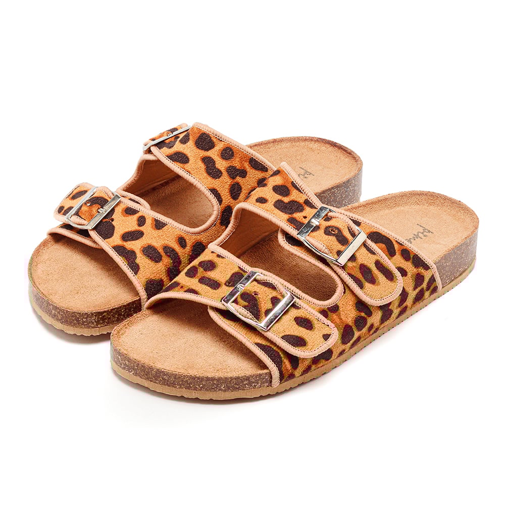 Sandalia Pimentón Pam Leopardo Talle 37