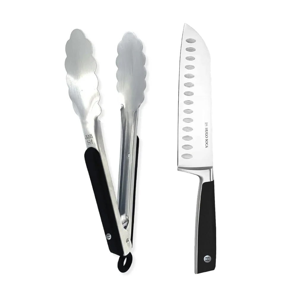 Combo Hugo Soca Pinza Multiuso y Cuchillo Santoku Grande 