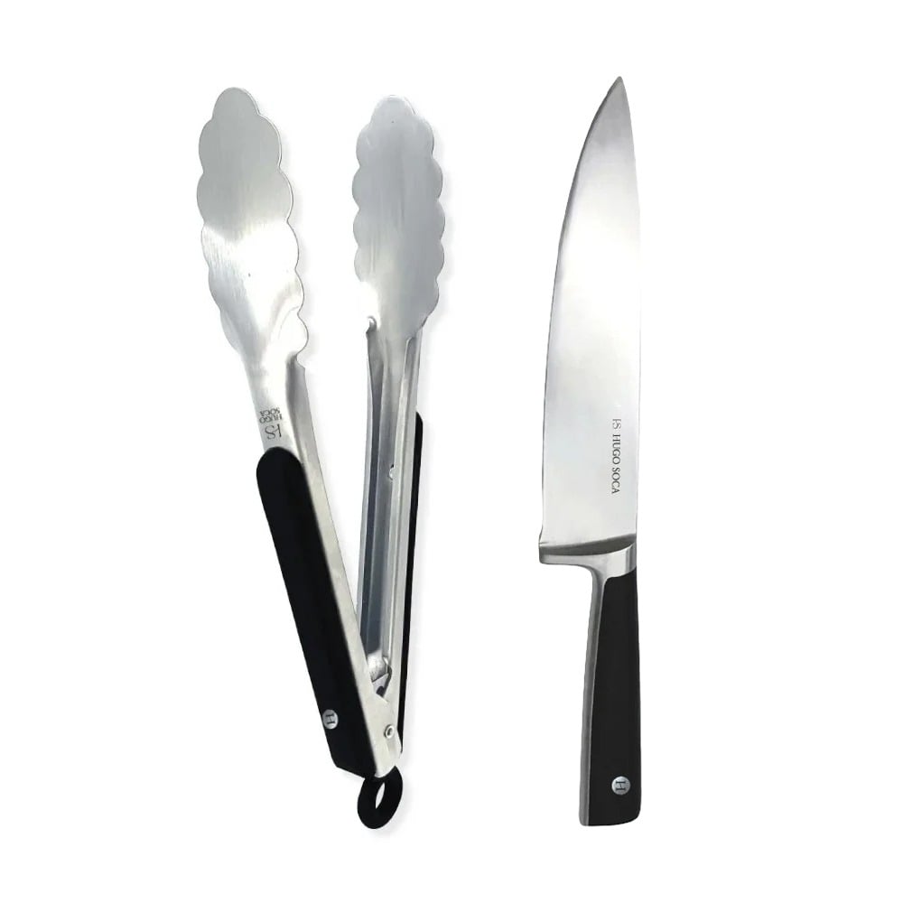 Combo Hugo Soca Pinza Multiuso y Cuchillo del Chef Grande 