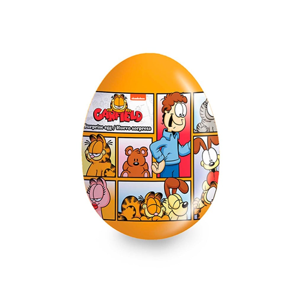 Huevo Sorpresa Brickell Garfield 1 Unidad
