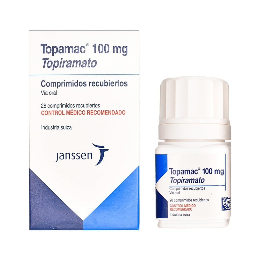 Topamac 100 mg 28 Comprimidos Recubiertos