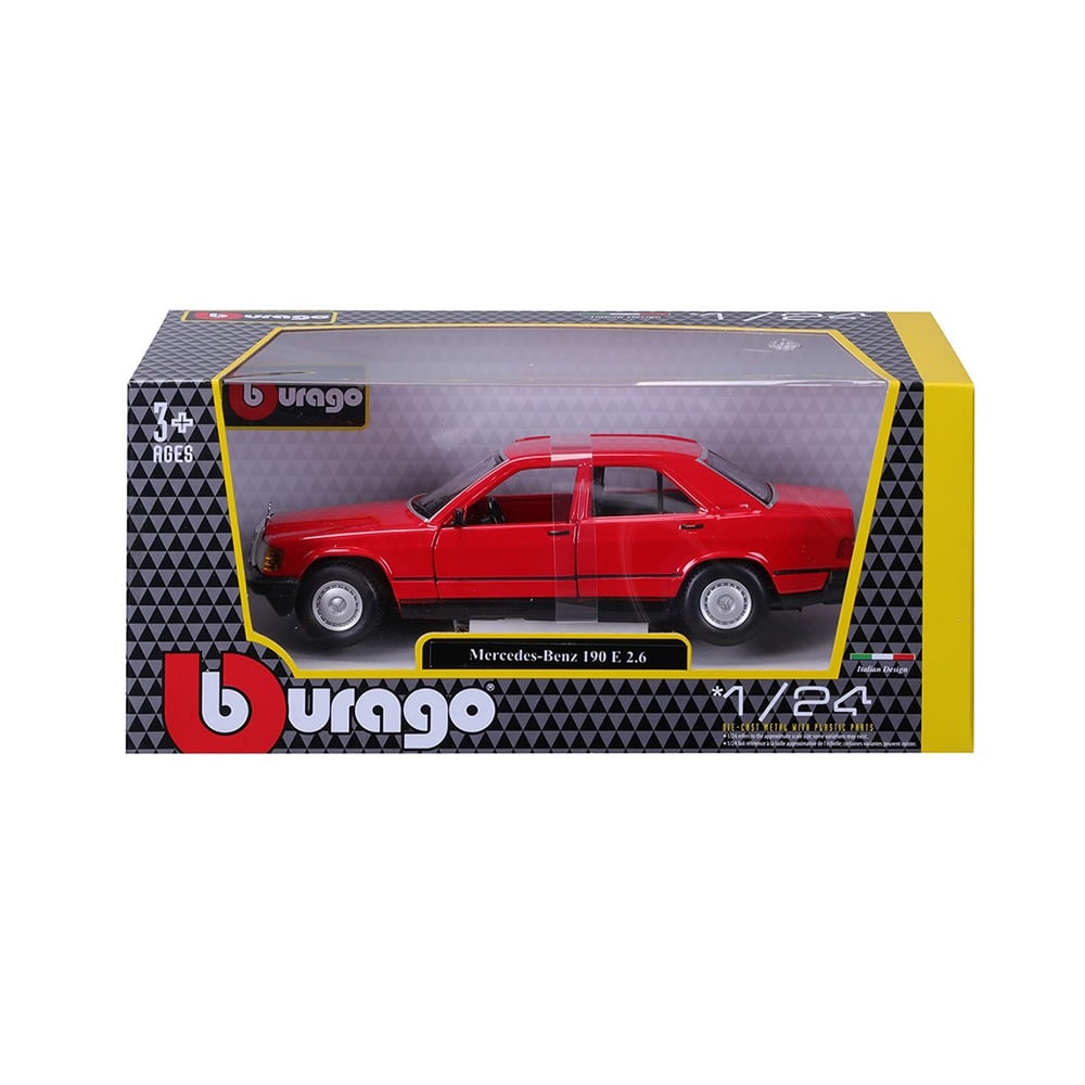 Auto de Juguete Bburago Mercedes Benz 190 E 2.6 1/24