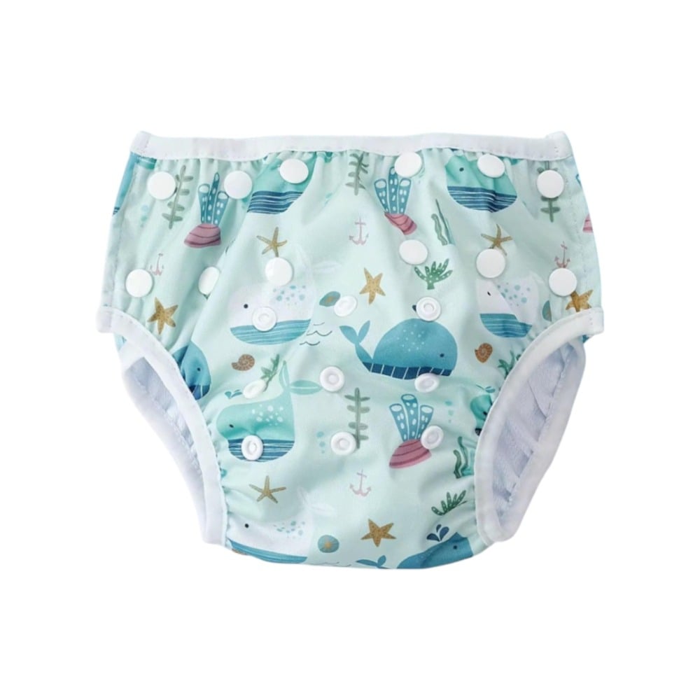 Pañal Reutilizable Mama Gaia para Agua Marino 4 a 17 kg 1 Unidad