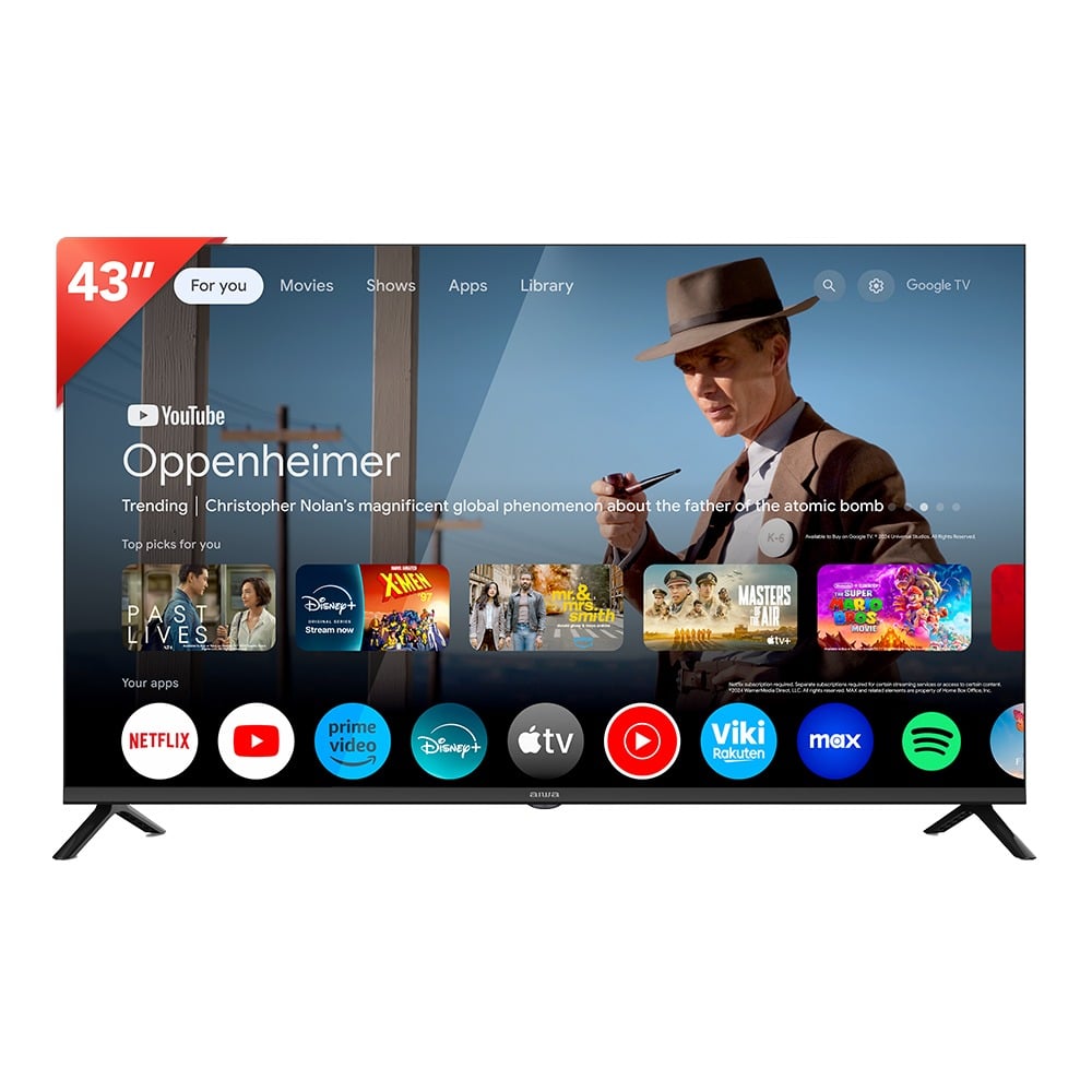 Televisor Aiwa Smart AW-43B4SMFL Google Full Hd 43"