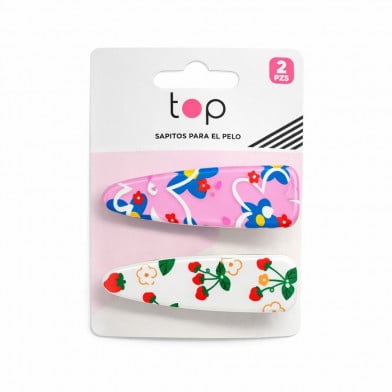 Broches para el Pelo Top Flores 2 Unidades