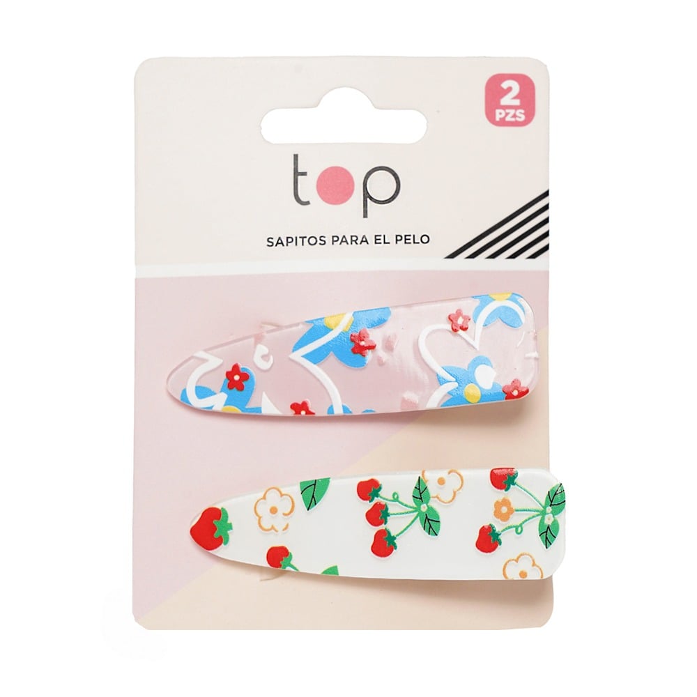 Broches para el Pelo Top Flores 2 Unidades