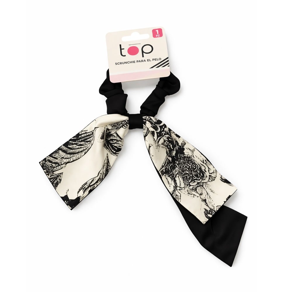 Gomitas Scrunchie para el Pelo Top con Diseño 1 Unidad Diseños Surtidos
