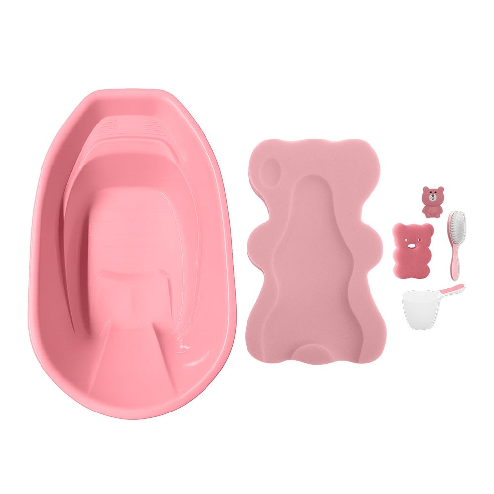 Set de Baño Rabbit Rosa 6 Unidades
