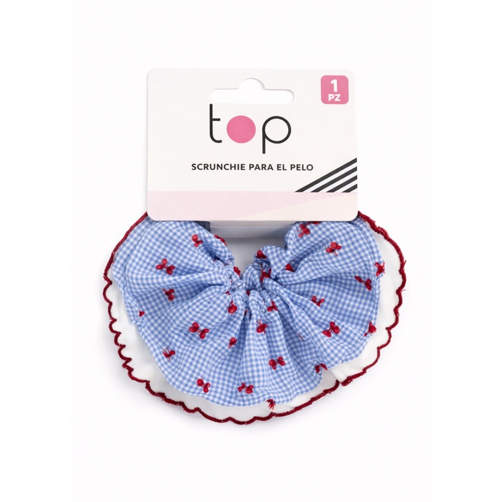 Gomita Scrunchie para el Pelo Top Cuadrille Moñas 