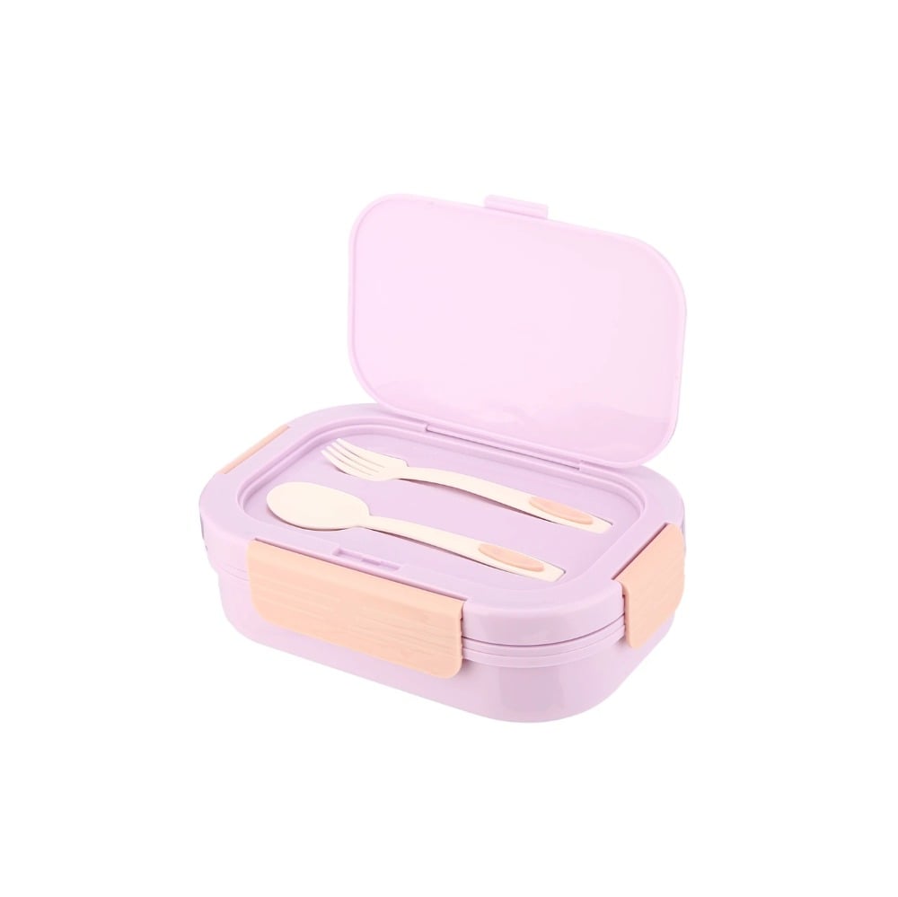 Lunchera con Cubiertos Terrano Kids Lila