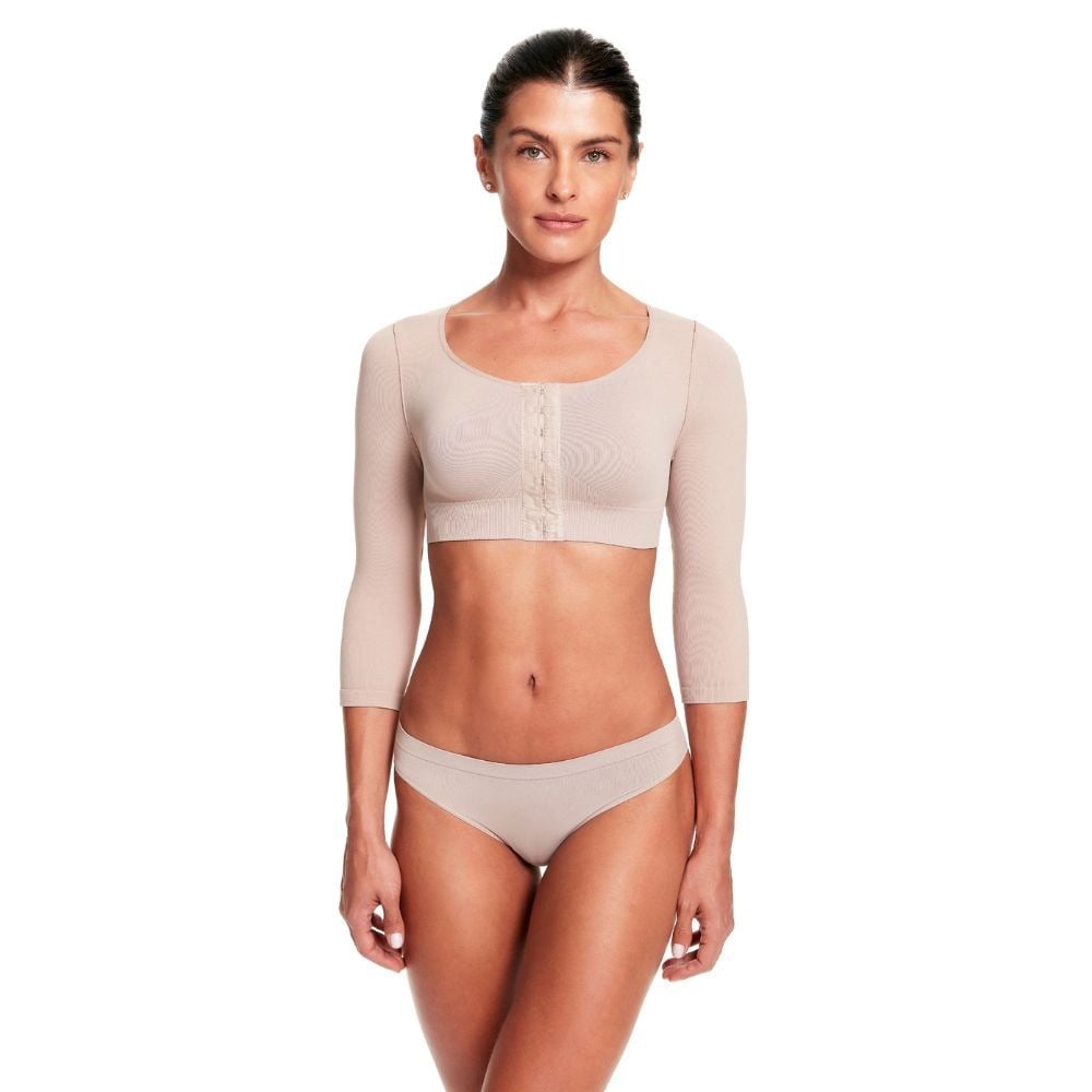 Soutien Postquirúrgico con Mangas Plie Beige Talle M