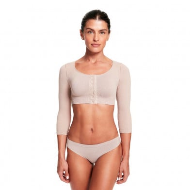 Soutien Postquirúrgico con Mangas Plie Beige Talle M