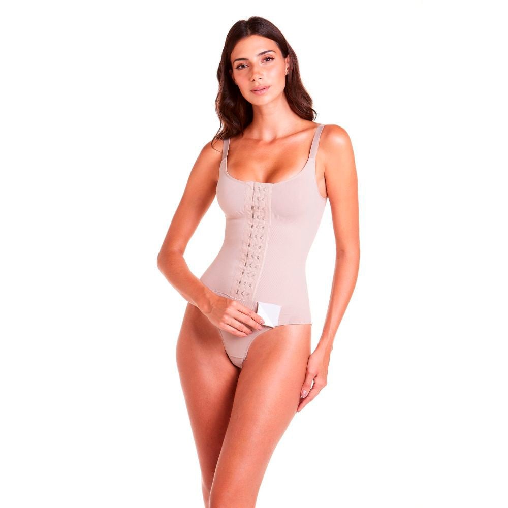 Body Plie Alta Compresión con Cierre Frontal Talle M