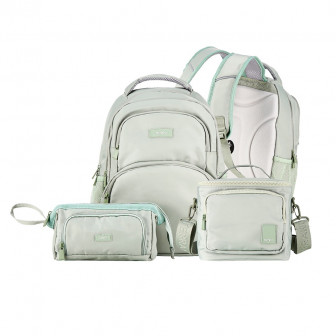 Kit Vuelta a Clases Terrano Quid AirFlow Mochila + Cartuchera + Lunchera Oliva