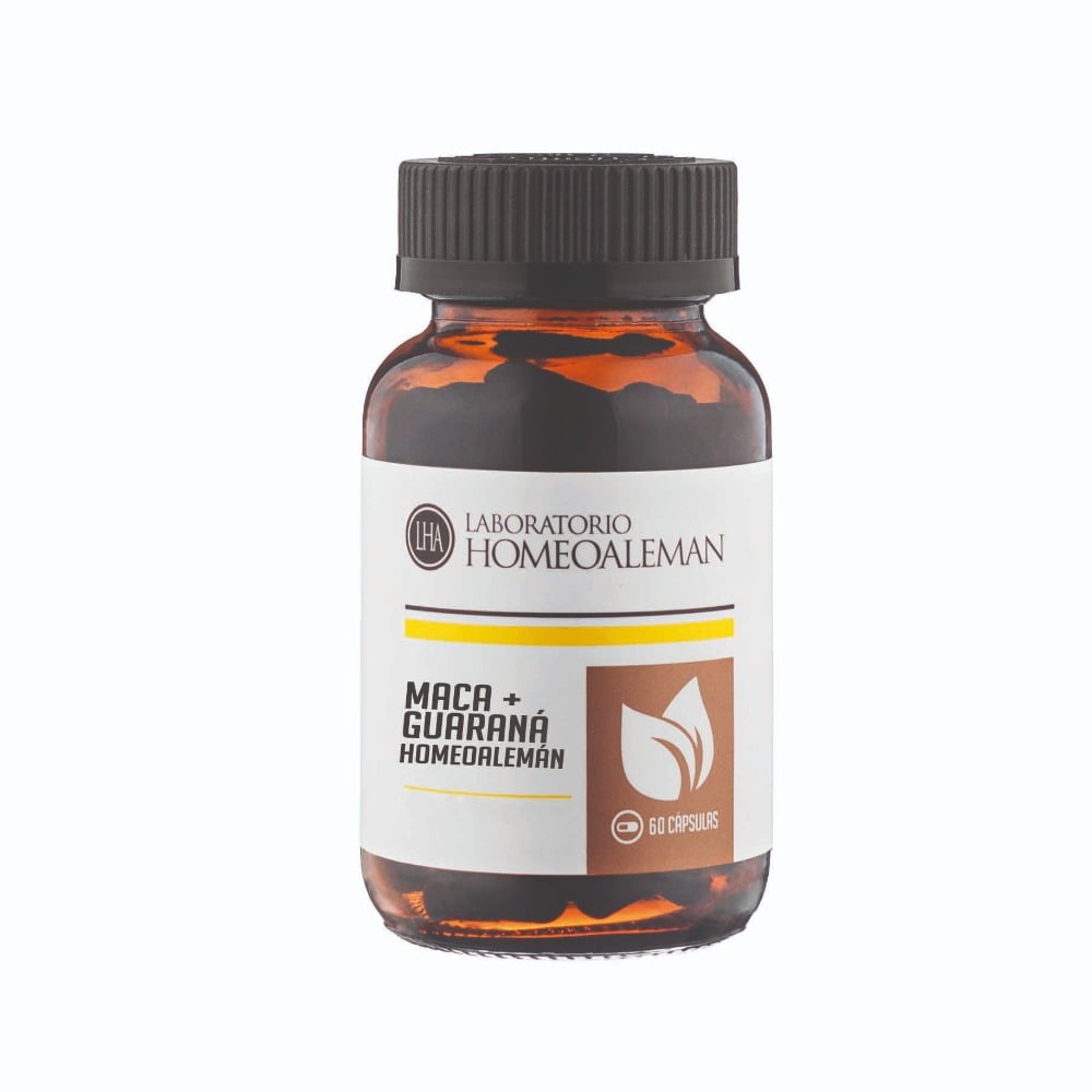 Maca + Guaraná Homeopatía Alemana 60 Cápsulas