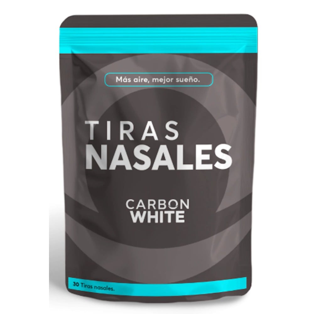 Tiras Nasales Carbon White 30 Unidades