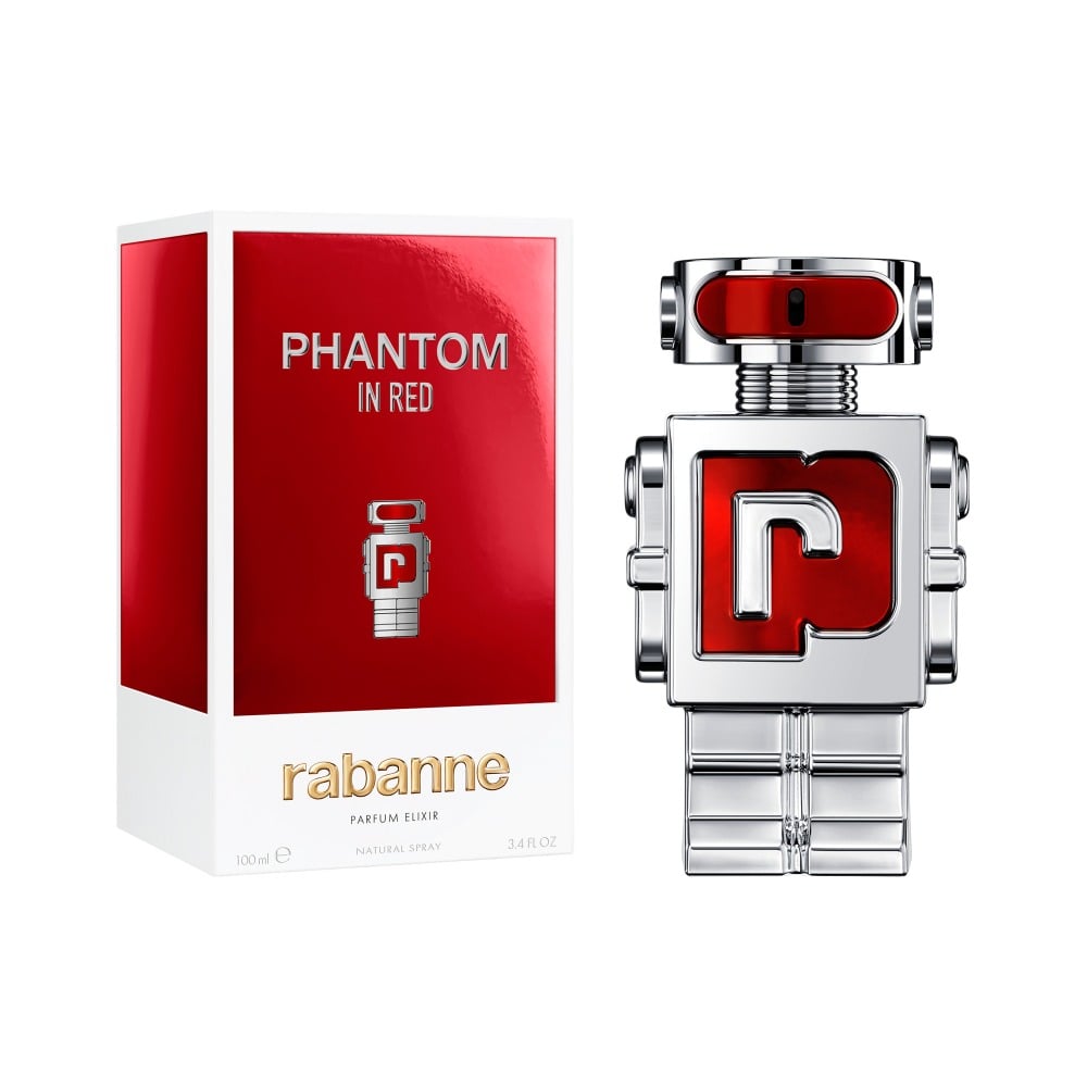 Perfume Rabanne Phantom In Red Men Parfum Elixir 100 ml