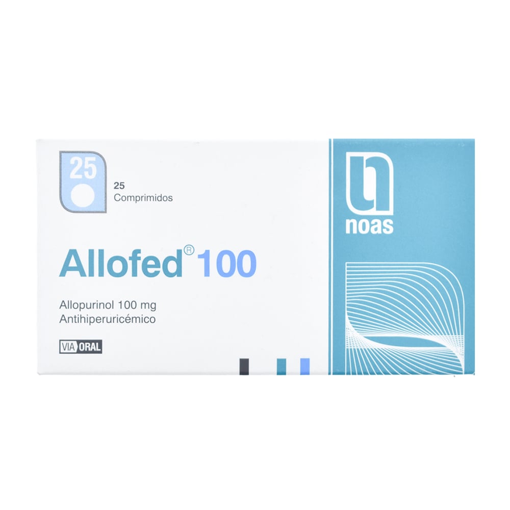 Allofed 100 mg 25 Comprimidos