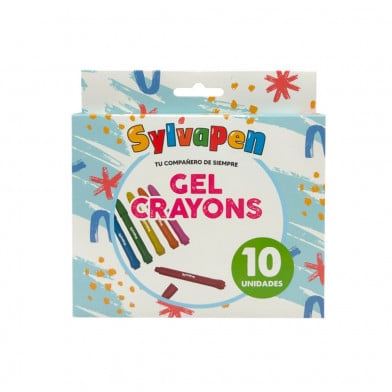 Crayones Sylvapen de Gel 10 Unidades