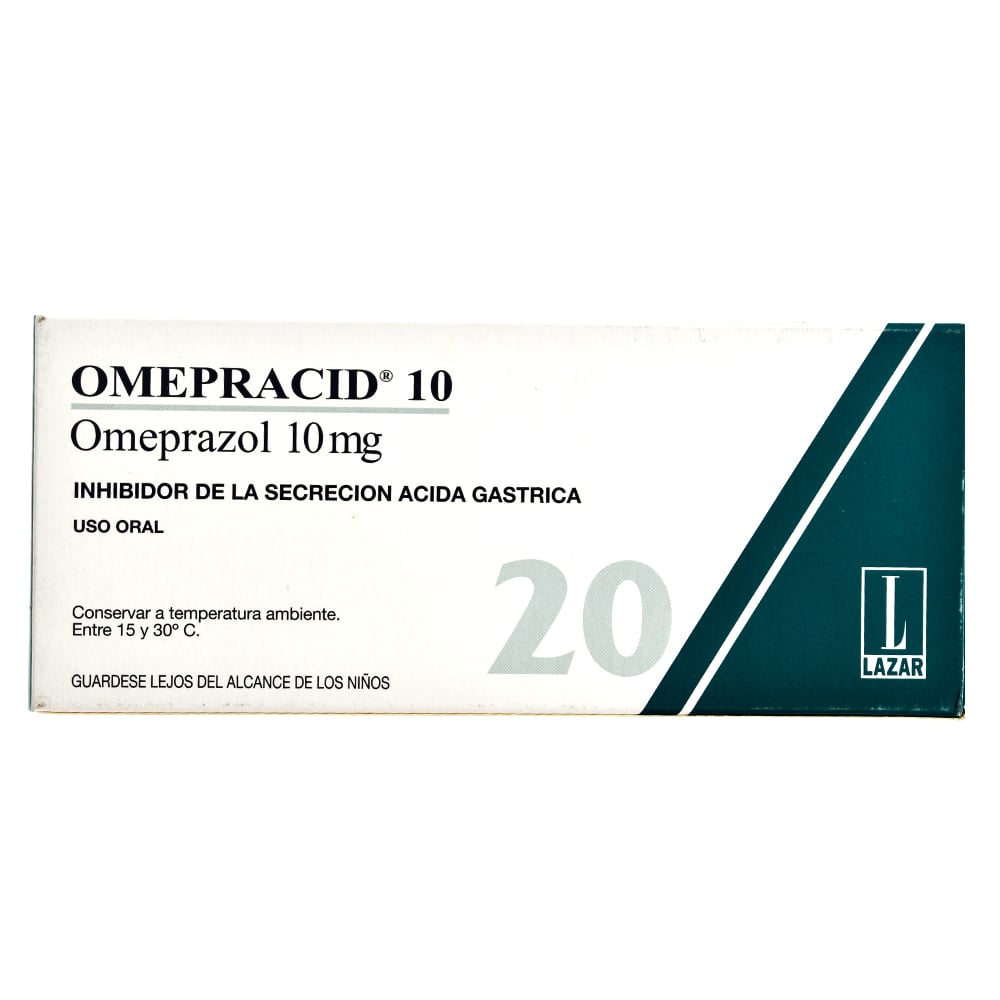 Omepracid 10 mg 20 Cápsulas Gastrorresistentes