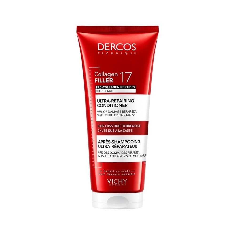Acondicionador Dercos Collagen Peptide 17 Ultra Repairing 200 ml