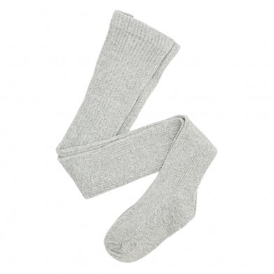 Medias Can Can Germe Kids Rib Gris Talle 5 a 6