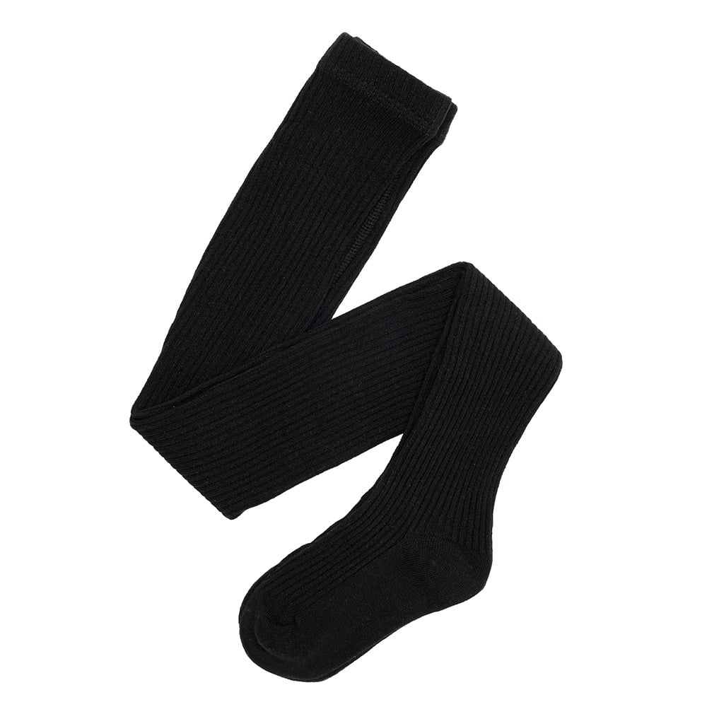 Medias Can Can Germe Kids Rib Negro Talle 5 a 6