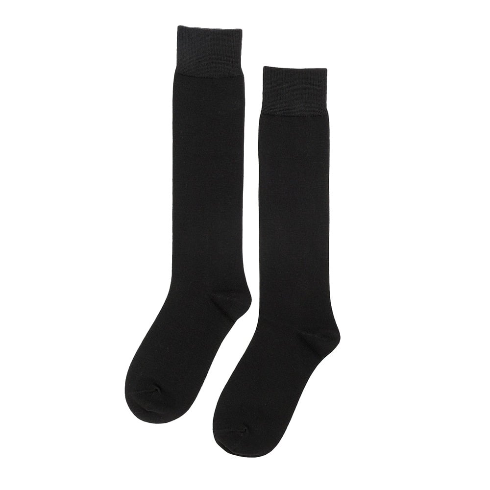 Medias Largas Germe Kids Lisas Negro Talle Único