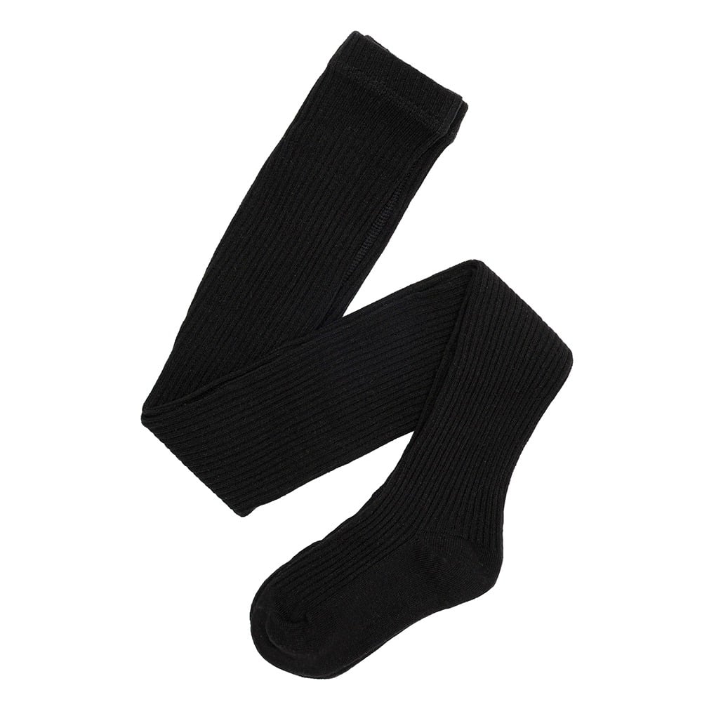 Medias Can Can Germe Kids Rib Negro Talle 9 a 12 