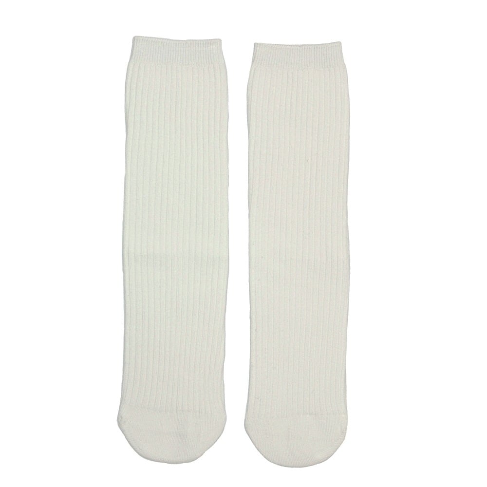 Medias Largas Germe Kids Rib Blanco Talle Único