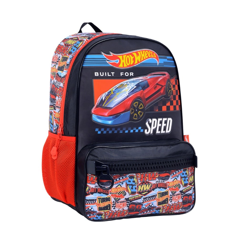 Mochila Hot Wheels Speed Colores Surtidos