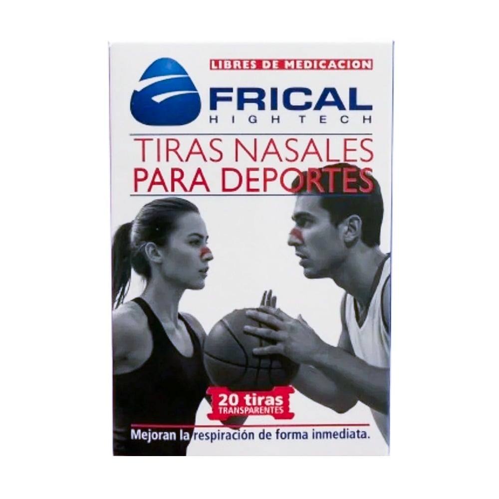 Tiras Nasales Frical Deportivas 20 Unidades
