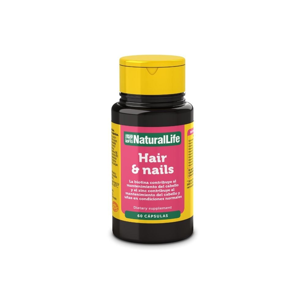 Suplemento Natural Life Hair & Nails 60 Cápsulas