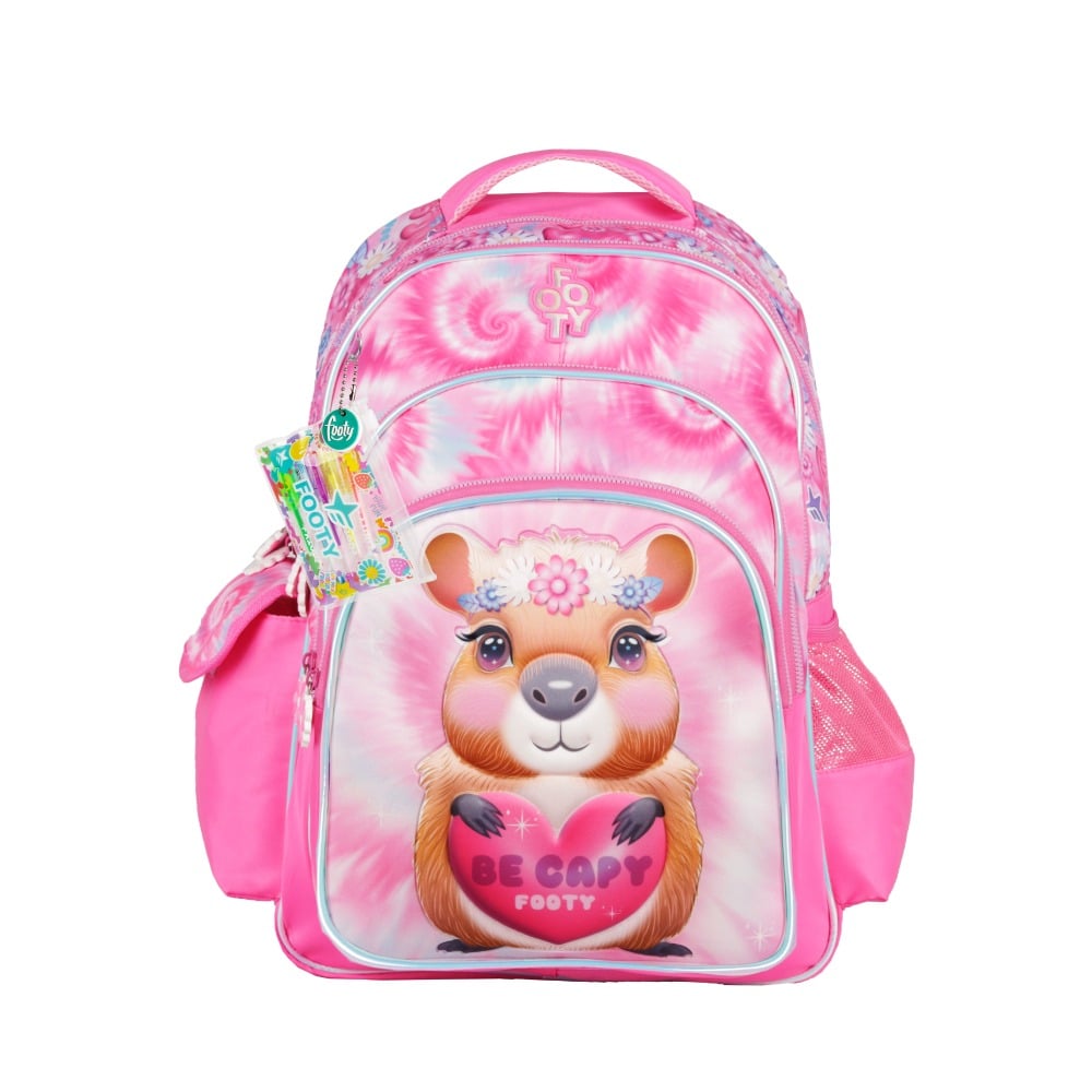 Mochila Footy Capibara Rosada