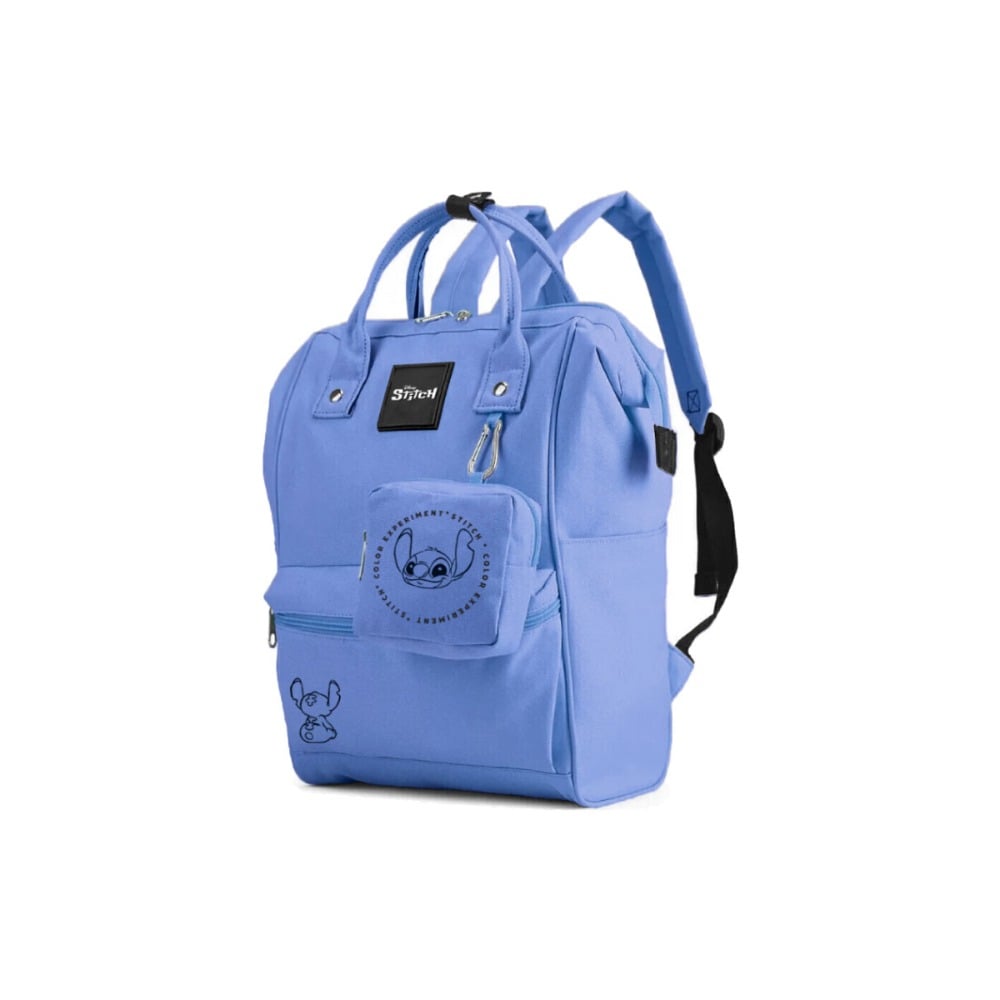 Mochila Maternal Stitch Azul