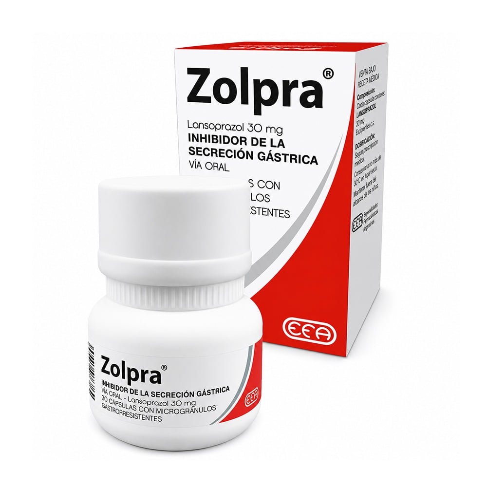 Zolpra 30 mg 30 Cápsulas Gastrorresistentes