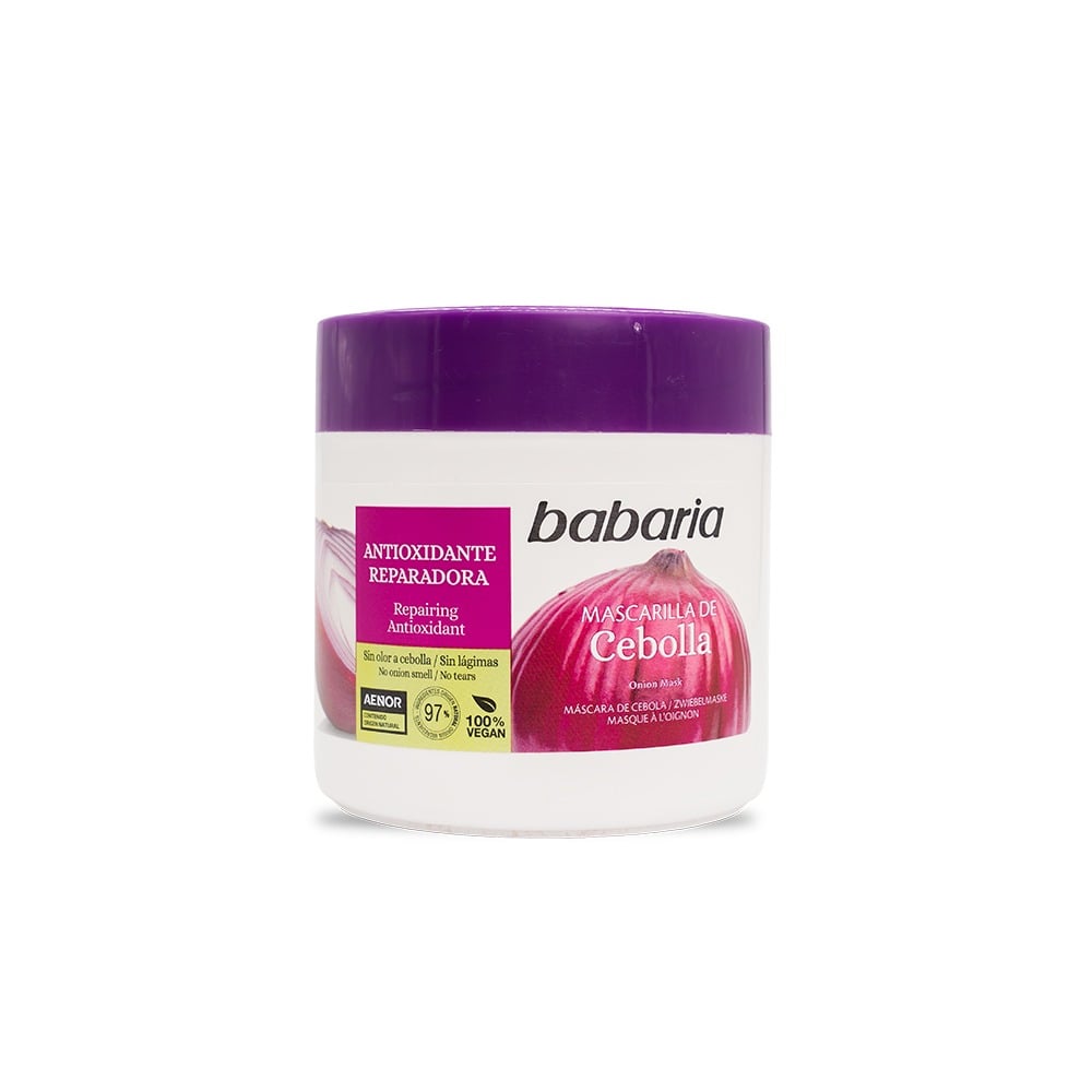Mascarilla Capilar Babaria de Cebolla Antioxidante Reparadora 400 ml