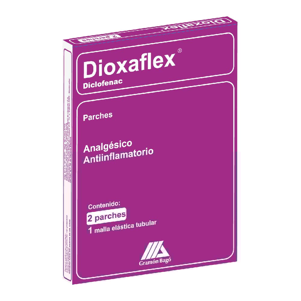 Dioxaflex 140 mg Parches 2 Unidades