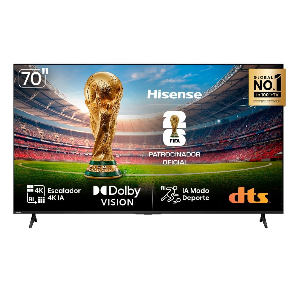 Televisor Hisense Smart 70A6N 4K UHD 70" 