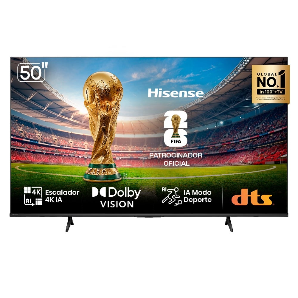 Televisor Hisense Smart 50A6N LED 4K UHD 50"
